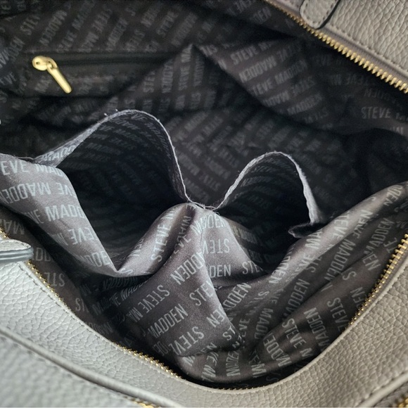 STEVE MADDEN SOFT LEATHER BAG - Picture 7 of 8